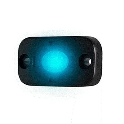 HEISE Auxiliary Accent Lighting Pod - 1.5&quot; x 3&quot; - Blac