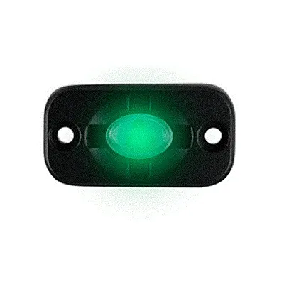 HEISE Auxiliary Accent Lighting Pod - 1.5&quot; x 3&quot; - Blac