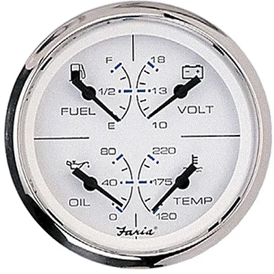 Faria Chesapeake SS White 4&quot; Multifunction 4 in 1 Combinati
