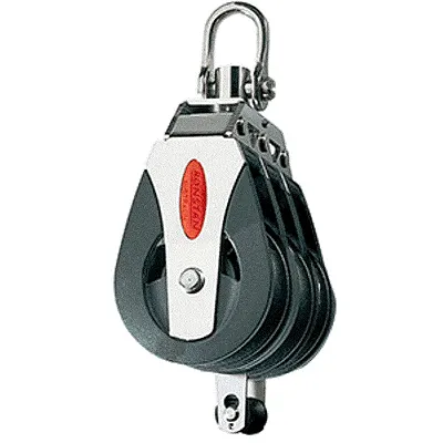 Ronstan Series 40 Ball Bearing Block - Triple - Becket - Swivel 