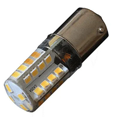 Lunasea BA15D Silicone Encapsulated LED Light Bulb - Warm White