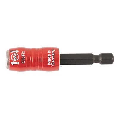 Wiha Clicfix 1/4" Quick Release Magnetic Bit Holder - 3" Length