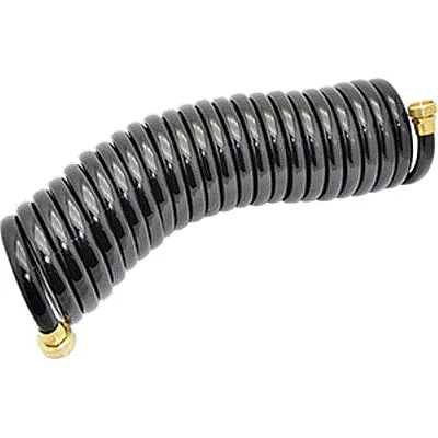 Johnson Pump Coiled Wash Down Hose - 25&#39; - 1/2&quot; Diameter