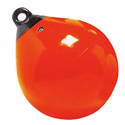 Taylor Made 9&quot; Tuff End&trade; Inflatable Vinyl Buoy - Orange