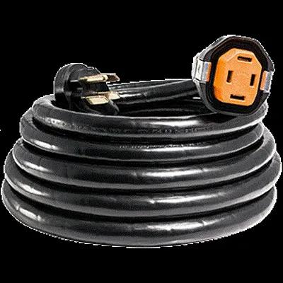 SmartPlug 50 Amp RV 30&#39; Dual Configuration Cordset - Black (