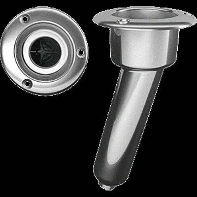 Mate Series Stainless Steel 15&deg; Rod &amp; Cup Holder - Drain