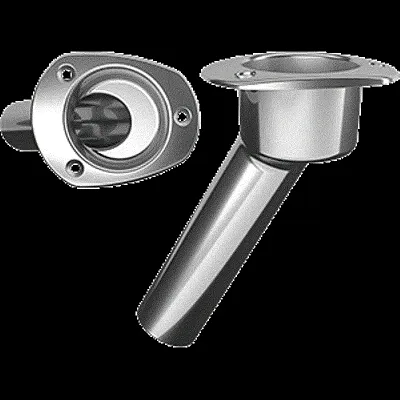 Mate Series Stainless Steel 30&deg; Rod &amp; Cup Holder - Open 