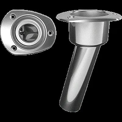 Mate Series Stainless Steel 15&deg; Rod &amp; Cup Holder - Open 