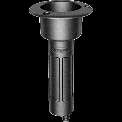 Mate Series Plastic 0&deg; Rod &amp; Cup Holder - Drain - Round 