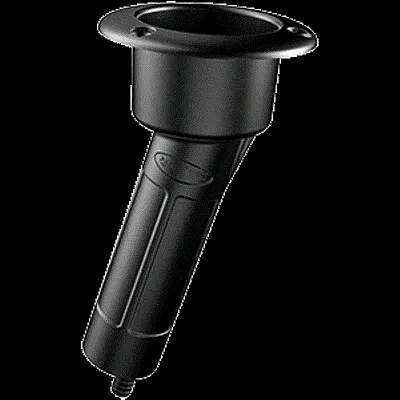 Mate Series Plastic 15&deg; Rod &amp; Cup Holder - Drain - Round