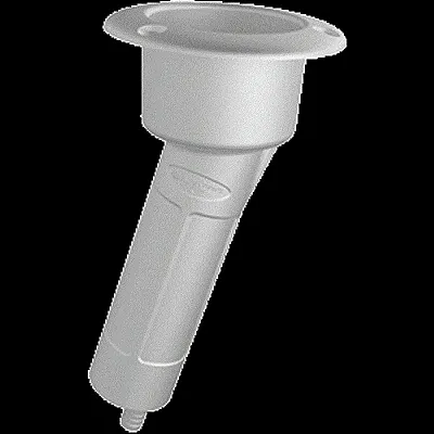 Mate Series Plastic 15&deg; Rod &amp; Cup Holder - Drain - Round
