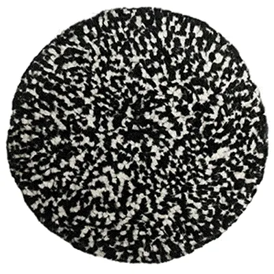 Presta Wool Compounding Pad - Black &amp; White Heavy Cut - *Cas