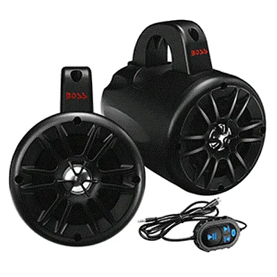 Boss Audio BM40AMPBT 4&quot; 2-Way Amplified Roll Cage/Waketower Spea