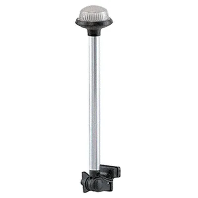 Perko Fold Down All-Round Frosted Globe Pole Light - Horizontal 