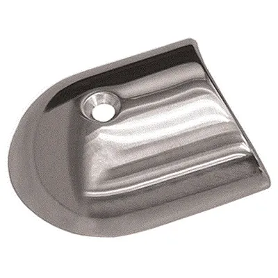 TACO Polished Stainless Steel 2-19/64&rsquo;&rsquo; Rub Rail End