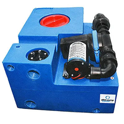 Albin Pump 20 Gallon (72L) Waste Water Tank CPL Diaphragm - 12V