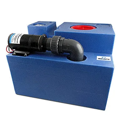 Albin Pump 20 Gallon (72L) Waste Water Tank CPL Macerator - 12V