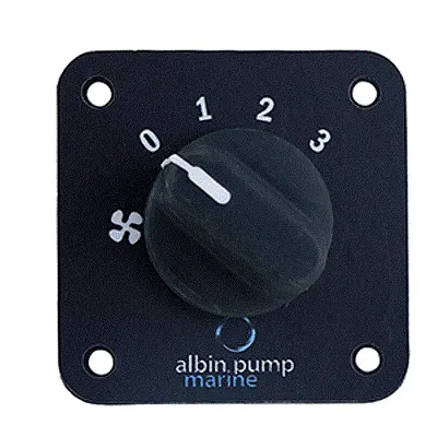 Albin Pump Marine Control Panel 4kW, 9kW &amp; 12kW - 12/24V