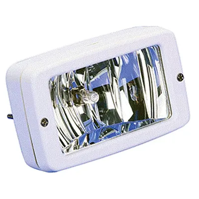 Marinco Flush Mount Halogen Deck Lamp - 12V - 55W - White