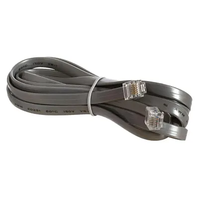 Cmple 740-N Phone Cable, RJ12 (6P6C), Reverse - 7 Feet (Voice)