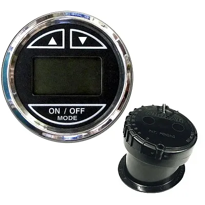 Faria 2&quot; Depth Sounder w/In-Hull Transducer - Black - Stainless 