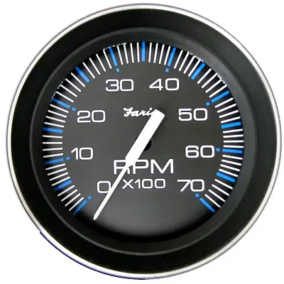 Faria 4" Tachometer (7000 RPM) (All Outboard) Coral w/Stainless 