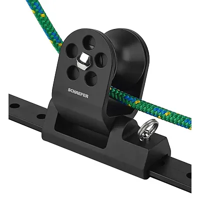 Schaefer Twin Sheet Block f/1-1/4&quot; T-Track - Black