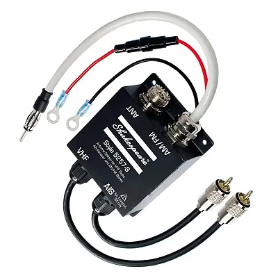 Shakespeare 5257-S Antenna Splitter f/VHF Radio, AIS Receiver &a