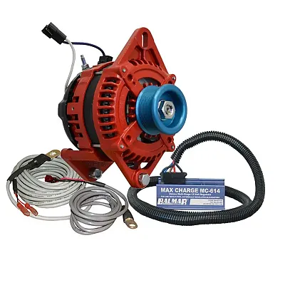 Balmar Alternator 3.15&quot; Dual Foot Saddle J10 Serpentine Pulley R