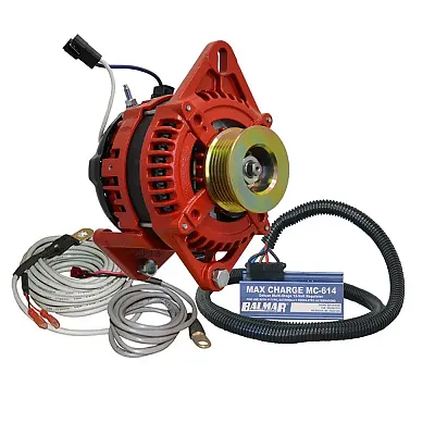Balmar Alternator 3.15&quot; Dual Foot Saddle K6 Serpentine Pulley Re
