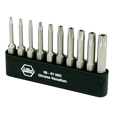 Wiha &#039;Security Torx&#039; Power Bit Belt Pack - 10 Piece Set