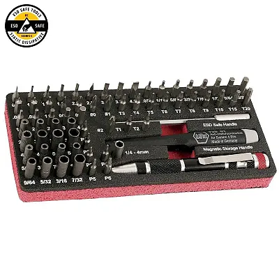 Wiha Esd Safe Master Technicians Ratchet And Micro Bits - 68 Piece Set