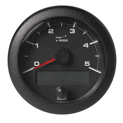 VDO 3-3/8&quot; (85mm) OceanLink NMEA 2000 Tach - 5000 RPM - Black Di