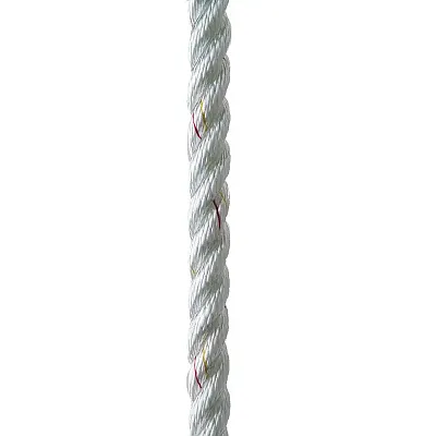 New England Ropes 3/4&quot; X 25&#39; Premium Nylon 3 Strand Dock Lin