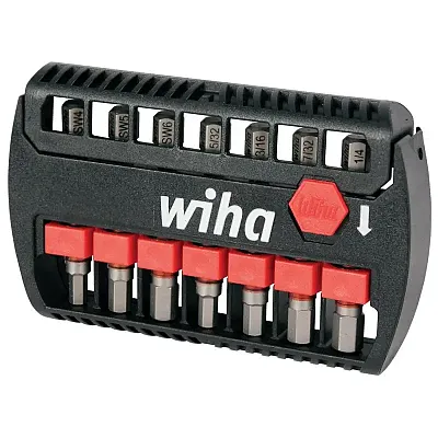 Wiha Terminator Impact Power Bitbuddy Hex - Inch/Metric (7 Piece Set)