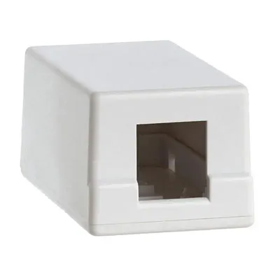 Cmple 775-N Surface Mount Box 1 port WHITE