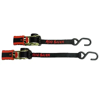 Rod Saver Mini Retractable Tie Down - 50&quot; - Pair