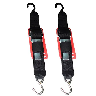 Rod Saver Paddle Buckle Trailer Tie-Down w/Vinyl Pad - 2" x 4