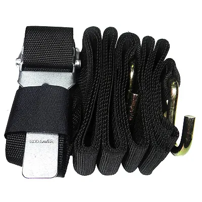 Rod Saver Paddle Buckle Gunwale Tie-Down - 2&quot; x 13&#39;