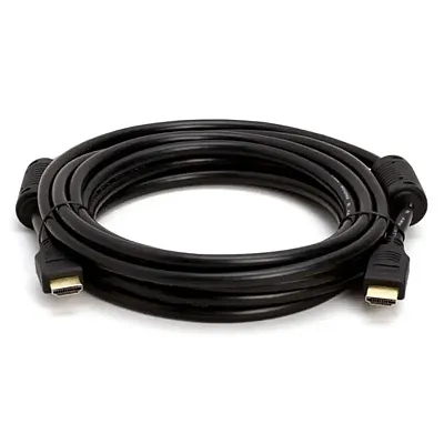 Cmple 789-N 28AWG HDMI Cable with Ferrite Cores - Black -15FT