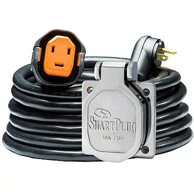 SmartPlug RV Kit 30 Amp 30&#39; Dual Configuration Cordset - Bla