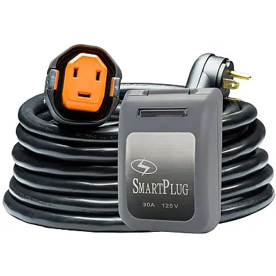 SmartPlug RV Kit 30 Amp 30&#39; Dual Configuration Cordset - Bla