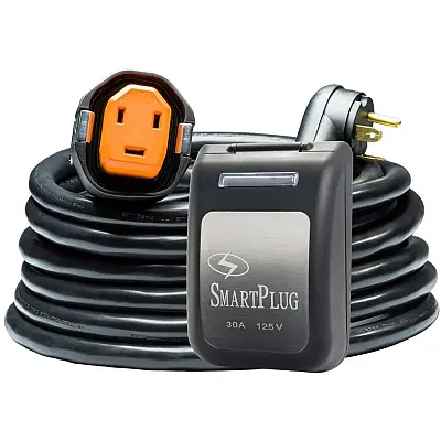 SmartPlug RV Kit 30 Amp 30&#39; Dual Configuration Cordset - Bla