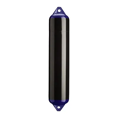 Polyform F-4 Twin Eye Fender 8.5&quot; x 40.5&quot; - Black