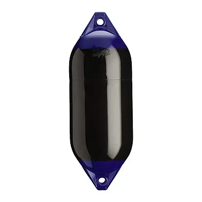 Polyform F-5 Twin Eye Fender 11&quot; x 30&quot; - Black