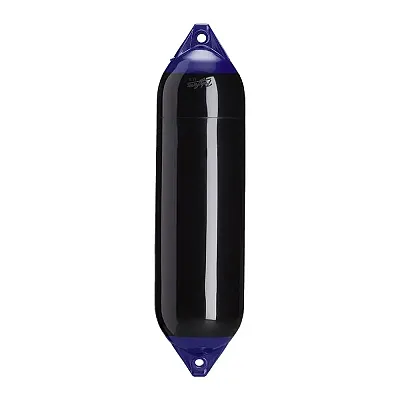 Polyform F-6 Twin Eye Fender 11&quot; x 42&quot; - Black