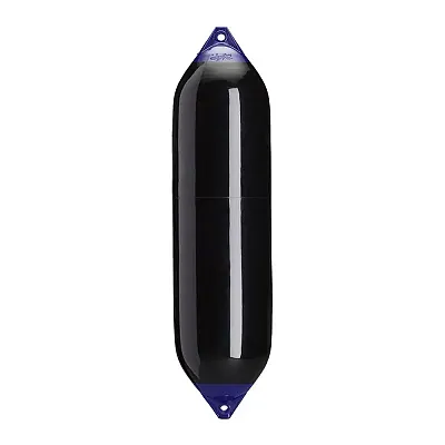 Polyform F-8 Twin Eye Fender 15&quot; x 58&quot; - Black