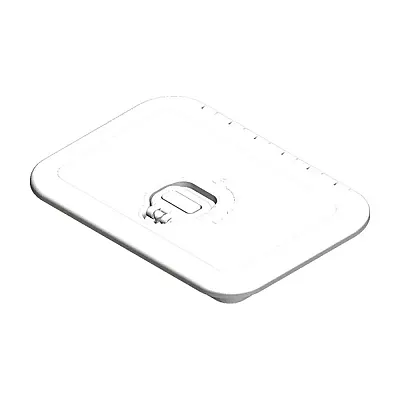 Sea-Dog Triple Lock Rectangular Marine Hatch - 10&quot; x 14&quot; - White