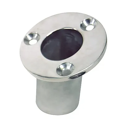 Sea-Dog Flush Mount Flagpole Socket - 25&deg; - 1-1/4" ID - 316 