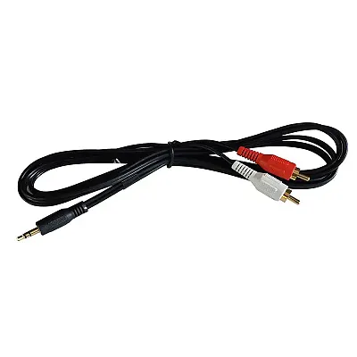 FUSION MS-CBRCA3.5 Input Cable - 1 Male (3.5mm) to 2 Male (RCA C